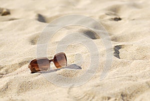 Womens Sunglasses on Sand.