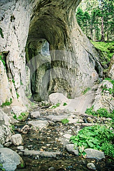 Wonder Bridges natural phenomena in Rhodopi Mountain, Bulgaria photo