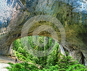 Wonder Bridges natural phenomena in Rhodopi Mountain, Bulgaria photo