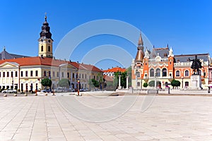 Wonderful architecture in Union Square, Oradea, Bihor county, Romania.