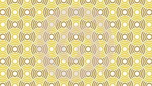 A wonderful background for a group of interlaced and gradient circles in colors between white,yellow and gold,and an abstract geom