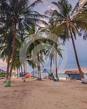 Wonderful beach  at  batam bintan indonesia photo