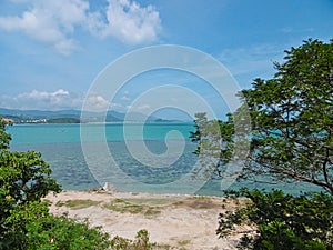 wonderful beach and ocean in thailand in the summertime