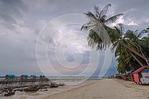 Wonderful beach photo at batam bintan indonesia photo