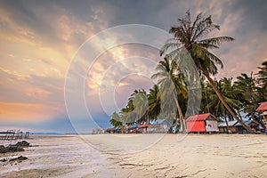 Wonderful beach photo at batam bintan indonesia photo