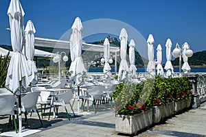 Wonderful cafe near the La Concha beach