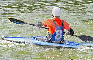 Wonderful canoe polo match