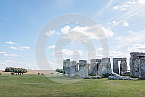 The wonderful famous historical landmark, the Stonehenge, United Kingdom