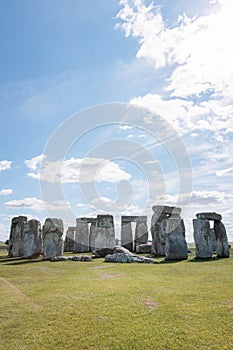 The wonderful famous historical landmark, the Stonehenge, United Kingdom