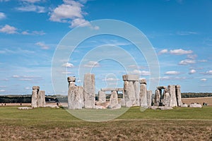 The wonderful famous historical landmark, the Stonehenge, United Kingdom