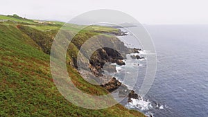 The wonderful green nature of Dingle Peninsula in Ireland