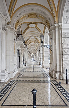 Wonderful historic arcade in the Vienna