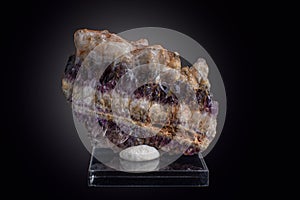 A wonderful item from the mineralogical collection. Fluorite mineral crystal.
