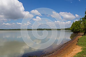 Wonderful lagoon in Tangalle, Sri Lanka. photo