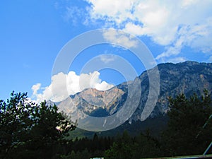 A wonderful landscape of Alps in Carnia Udine Italy