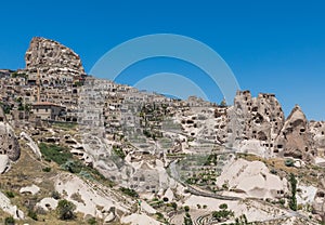 The wonderful landscape of Cappadocia