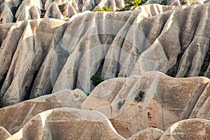 Wonderful landscape of Cappadocia in Turkey near Gereme.
