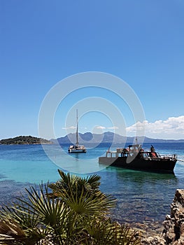 Wonderful landscape at the playa de formentor, Mallorca, Spain