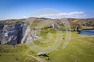 Wonderful landscape at the Three Castle Head