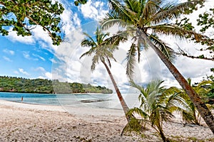 Wonderful landscape of vava`u island in Kingdom of Tonga photo