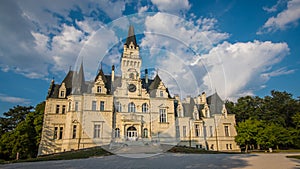 Budmerice Castle from 19th. century, Slovakia