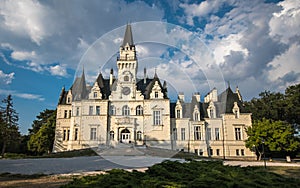 Budmerice Castle from 19th. century, Slovakia