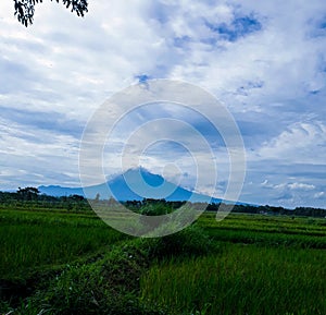 Wonderful merapi mountain