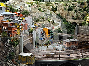 Wonderful Miniatur Wunderland Modelleisenbahn Hamburg, the biggest model railroad, Italy