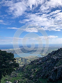 Wonderful panorama of landscapes at dizzying heights