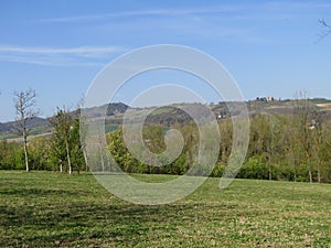 Wonderful park in Casalecchio di Reno in Bologna in Italy