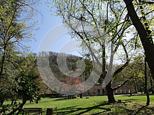 Wonderful park in Casalecchio di Reno in Bologna in Italy