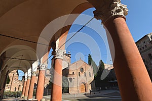 The wonderful Piazza Santo Stefano in Bologna photo