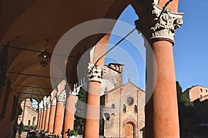 The wonderful Piazza Santo Stefano in Bologna photo
