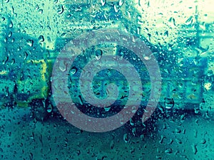 Wonderful Rainy Day Water Droplets Wallpaper | Rain Water drops Glass | Beautiful Water Drops Background image