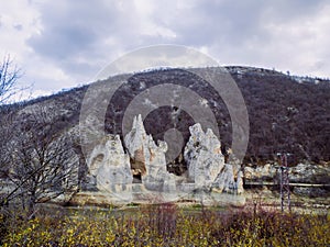 Wonderful Rocks are natural landmarks in Bulgaria, Varna District, Dalgopol Municipality.