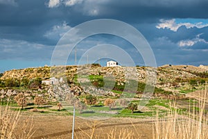 Wonderful Sicilian Landscape, Barrafranca, Enna, Sicily, Italy, Europe