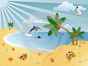 Wonderful summer background