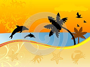 Wonderful summer background