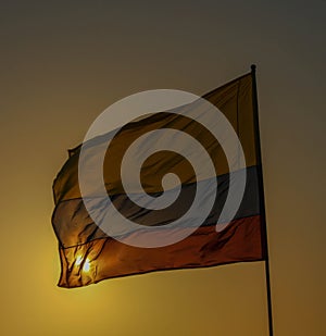 Colombia flag reborn photo