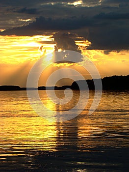 Wonderful sunsets on the Danube River 2