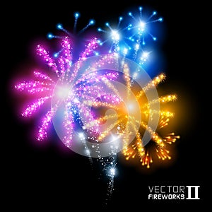 Wonderful Vector Fireworks