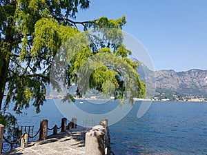 Wonderful view of Lake Como from Villa Melzi d`Eril