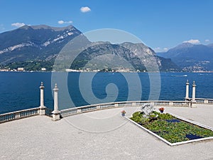 Wonderful view of Lake Como from Villa Melzi d`Eril