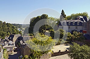 Wonderful view over Dinan and the surrounding area.