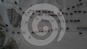 Wonderful views of Cappadocia through the eyes of an eagle. Quadrocycles. The view from the drone.