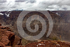 Wonderful views of the Guano viewpoint in the west of the Grand Canyon of the Colorado, in the state of Arizona in the USA.