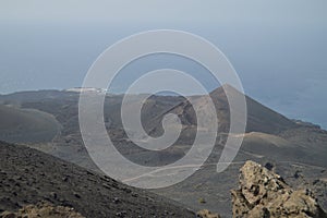 Wonderful Views From The Highest Of The San Antonio Volcano On The Island Of La Palma In The Canary Islands. Travel, Nature,