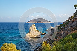 Firnaz Cove is one of the most beautiful coasts in Kalkan of Antalya. photo