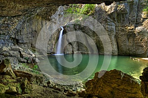 Wonderful world - canyon of river Negovanka near Emen, Bulgaria photo