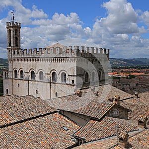 Wonderfull Consuls Palace in Gubbio. Umbria